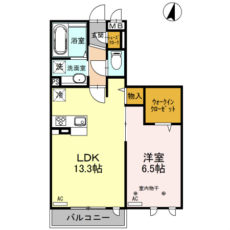 ウィステリア(越谷市) 間取り
