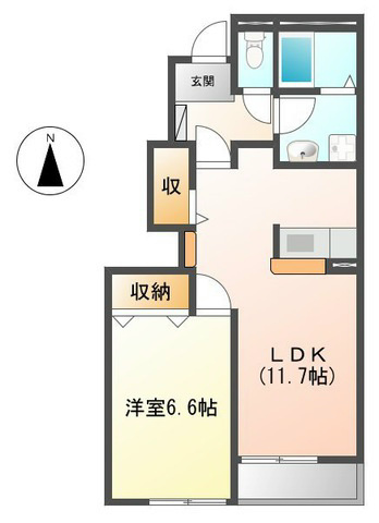 ヴィラ・ソレイユ 間取り
