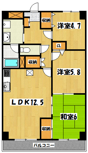 エクセラン三郷 間取り