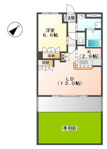グランシャリオ B 間取り