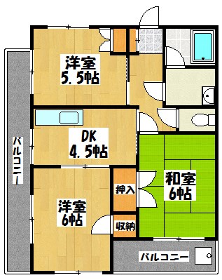 アイカワコーポ 間取り