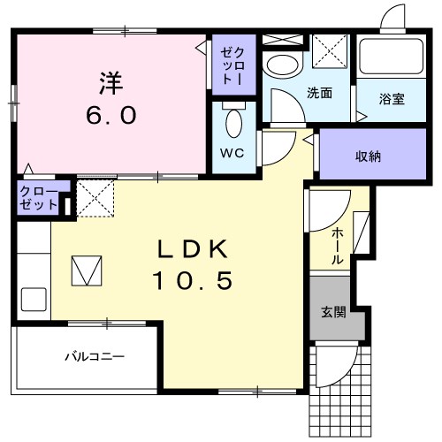 エスカレントⅡ 間取り