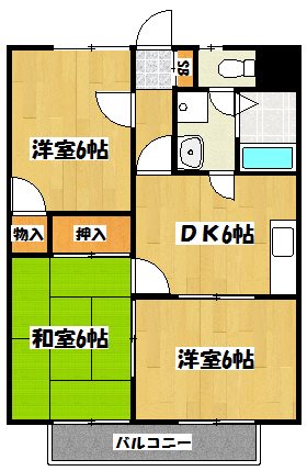 グランドマンションカシニョール 間取り