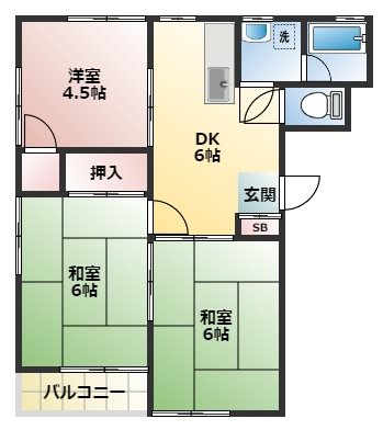 コーポ梅園 間取り