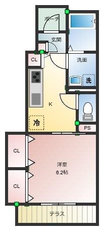 クレール大畑 間取り