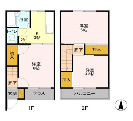 コーポ鈴木　B 間取り