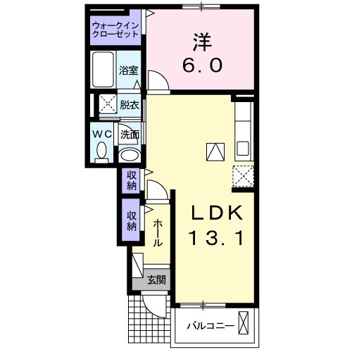 エスカレントⅠ 間取り