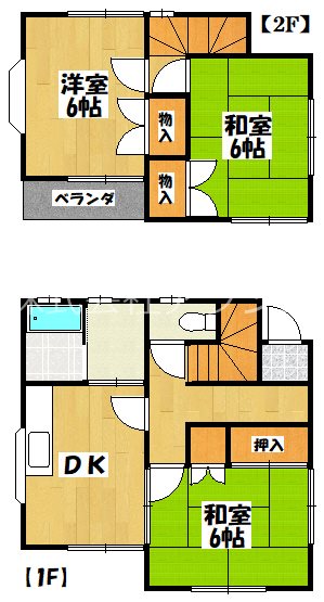 林貸家 間取り