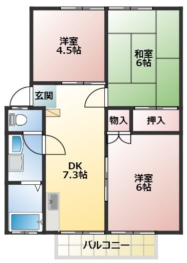 ウインディア平野 間取り