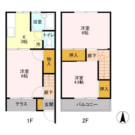 コーポ鈴木　A 間取り