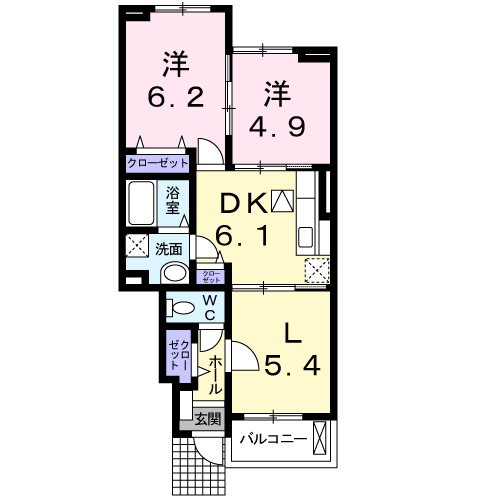 グリーンパレス(春日部市) 間取り