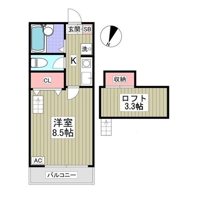 エムパレスⅢ 間取り