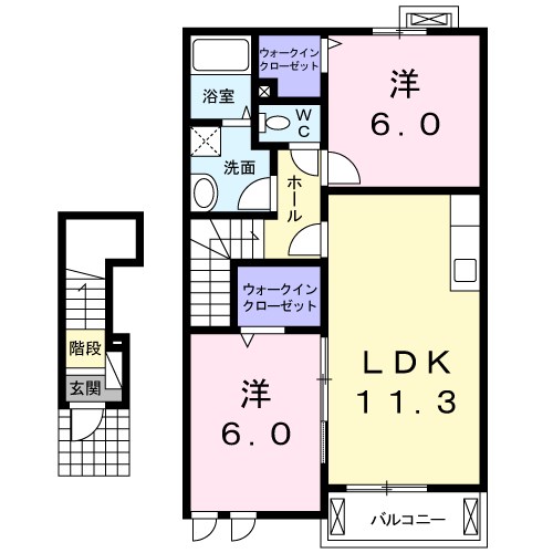 UMEDAガーデンヒルズ　B 間取り