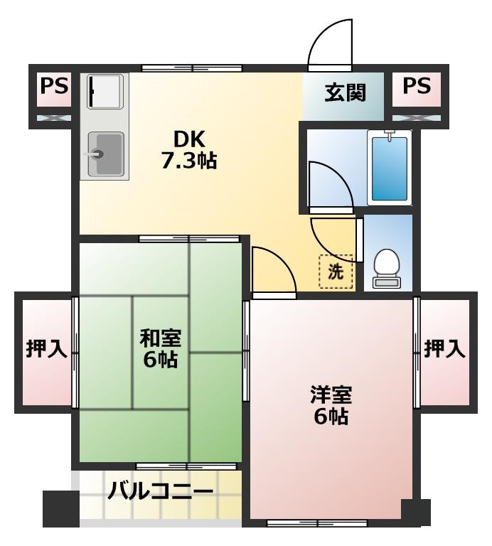 吉川サンビレッジ 間取り