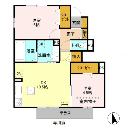 シェモア　A 間取り
