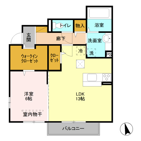 シェモア　Ｂ 間取り