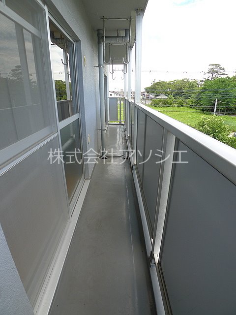 サン・コーポラス越谷　1号棟 ベランダ