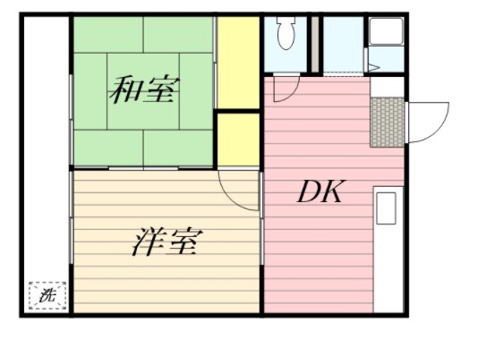 サンハイツ八幡 間取り