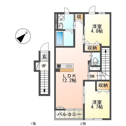 パインハースト壱番館 間取り