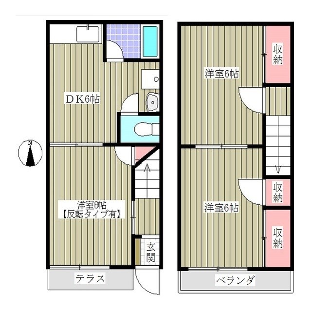 フカイハイツA 間取り