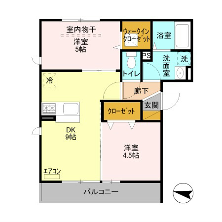 Ｔ・クレストパレスⅠ 間取り