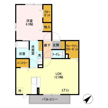 ピースドエルＢ 間取り