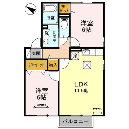 アサミレジデンス Ⅱ 間取り