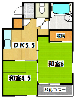 ジュネパレス草加第08 間取り