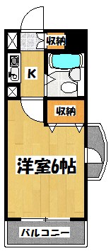 ジュネパレス蒲生第09 間取り