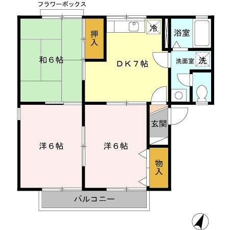ピラタスⅡ 間取り