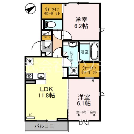 アロサールⅡ 間取り