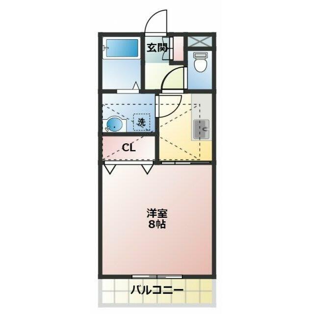 パレス八幡 間取り