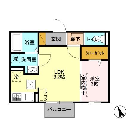 セジュールウィット大池 間取り