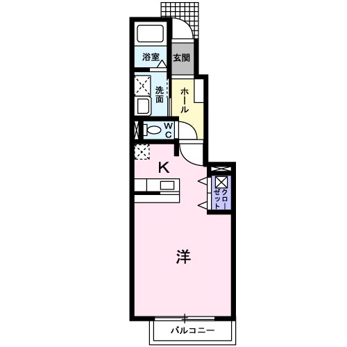 スプリングワット　D棟 間取り