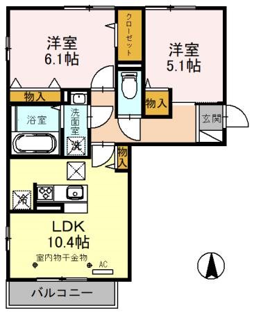 ゼルコバⅡ 間取り