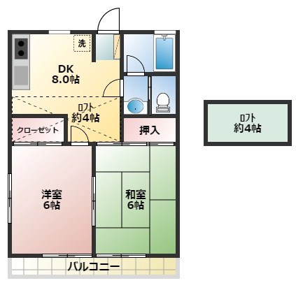 オーベルジュ東越谷 間取り