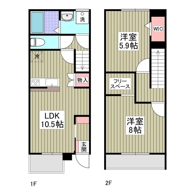 Maisonettepark　大道 間取り