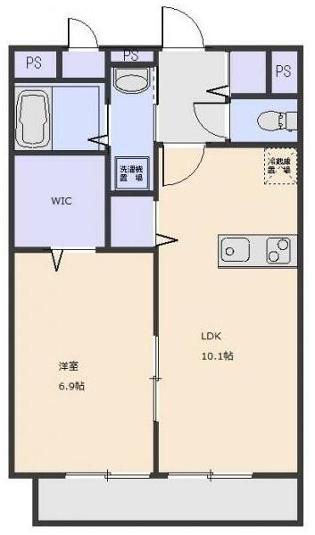 ブランドールK 間取り