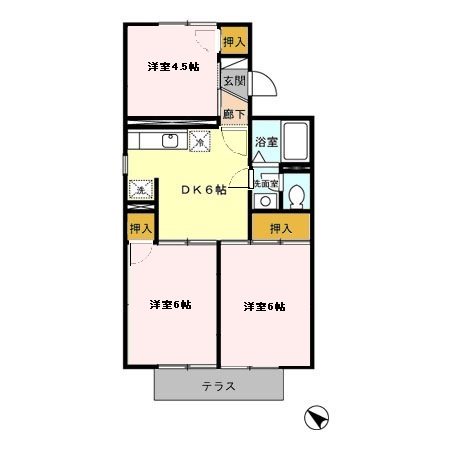 ラパスＥ 間取り