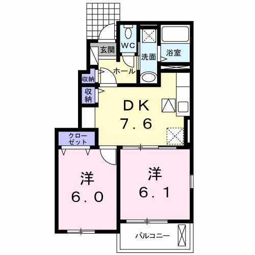 ラ　ルーチェ　ビレッタ 間取り