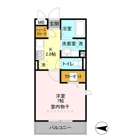 ボナール・中央 間取り