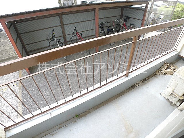 会田コーポ ベランダ