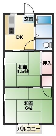 ハイツ・OKAI 間取り