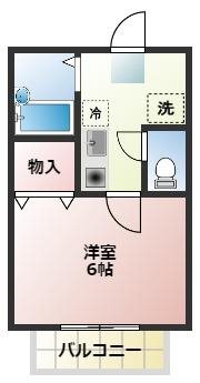 アドフィ赤山Ｂ 間取り