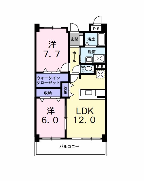 コンフォート　フェリシア 間取り