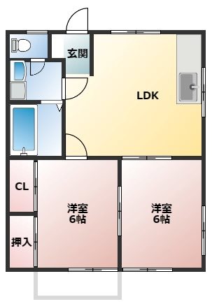 ハイツ森 間取り
