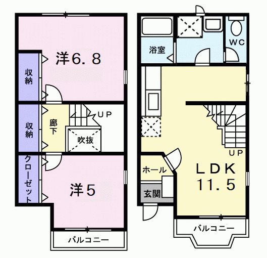 ソレアード(三郷市) 間取り