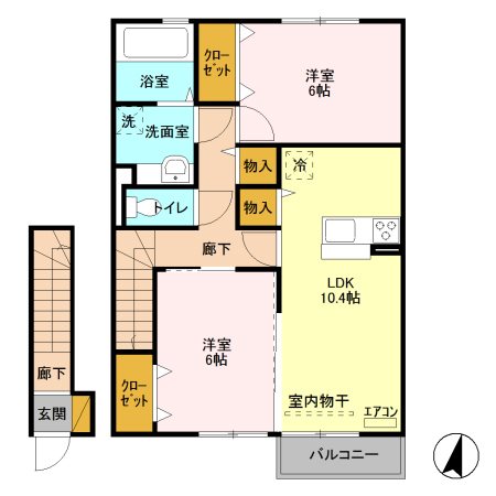 エスポワール（三郷市谷口） エスポワールのご紹介は住まいの窓口アソシエにお任せください。