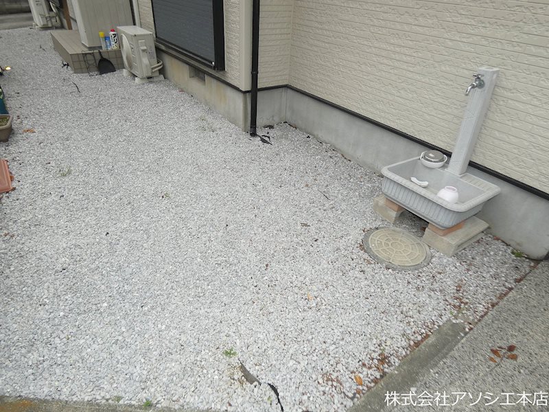 赤山町テラスハウス 庭