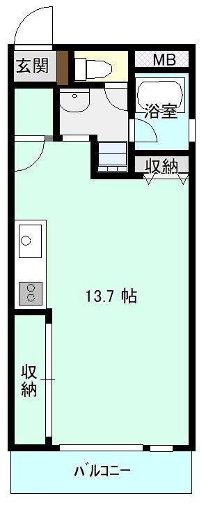 オレンジキャッスル南越谷3号館 間取り